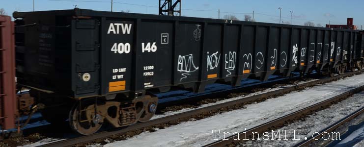 Car/wagon ATw400446 left side / coté gauche